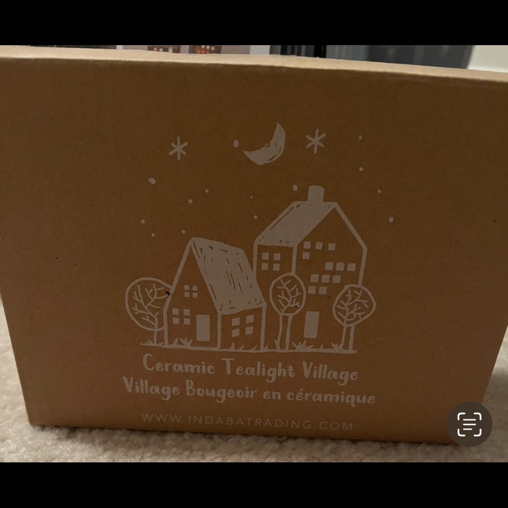 Indaba Ceramic Tealight Village from the Winter 2023 Jilly Box